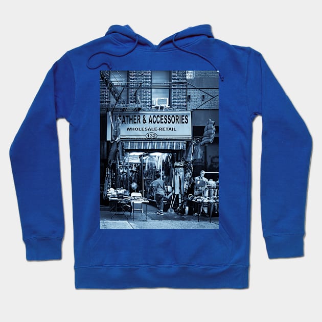 Vintage Lower East Manhattan New York City Hoodie by eleonoraingrid